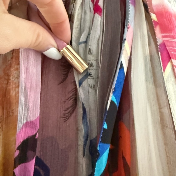 Zimmermann Wavelength Poster Print Mini Halterneck Dress Size 0 - Picture 10 of 13